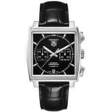 Tag Heuer Monaco Black Dial Men's Watch CAW2110-FC6177 Tag Heuer Monaco Black Dial Men's Watch CAW2110-FC6177